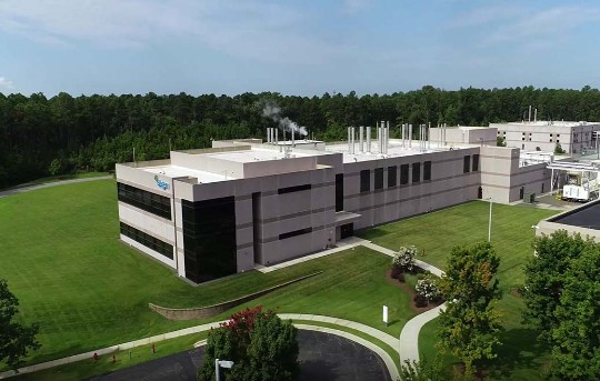 Biogen’s RTP Pharma building