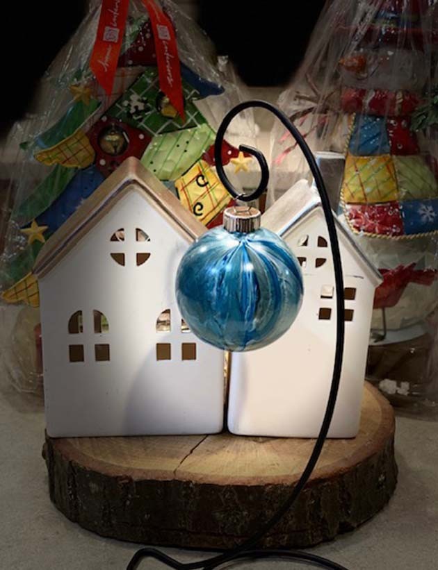 Ornament painted by Savine's son